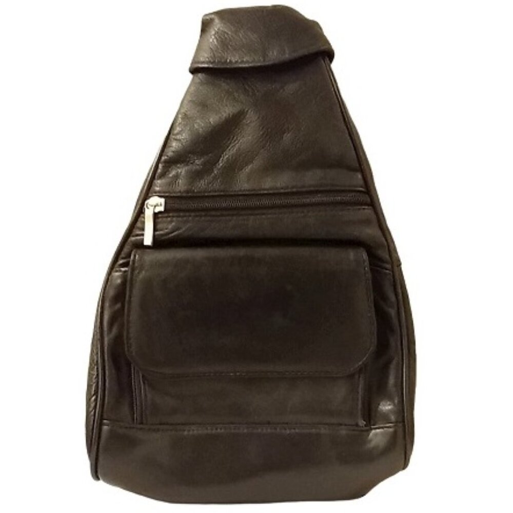 Soft Leather Backpack Shoulder Purse